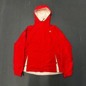 Vintage women's Nike ACG bright pink zip up windbreaker hooded shell jacket